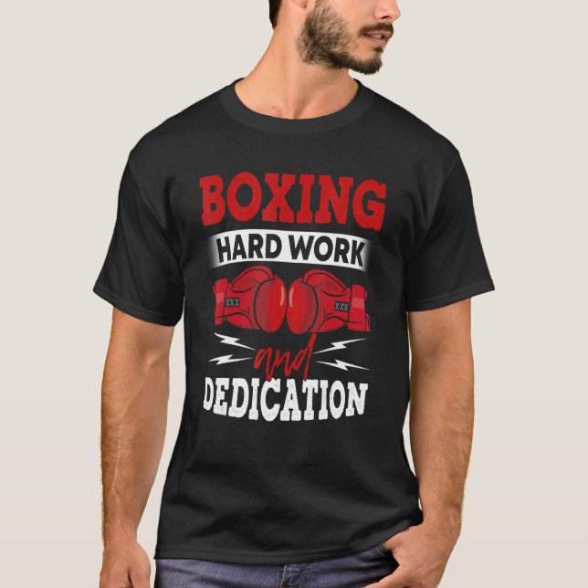 Camiseta Obra De Duro E Dedicação No Boxbox Gym Bo (Frente)