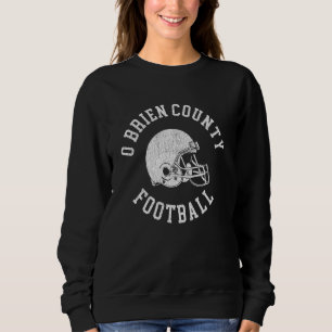 Camiseta O'Brien County Futebol Throwback Helmet