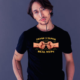 Camiseta Obrigado a Super,MVPs reais