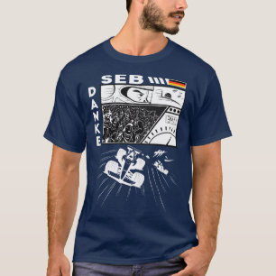 Camiseta Obrigado, Bandeira Alemã F1 Racing Danke Seb