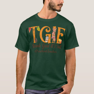 Camiseta Obrigado Deus Está Caindo - TGIF - Professor de pr