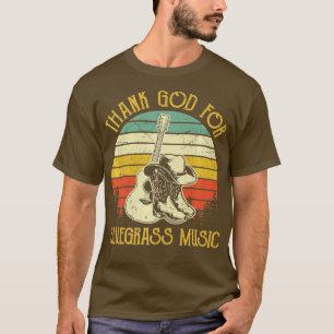 Camiseta Obrigado Deus Para Bluegrass Music Country Souther
