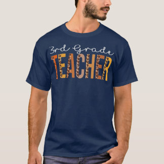 Camiseta obrigado do Professor Leopardo do do 3º ano Queda