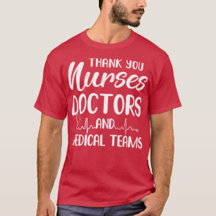 Camiseta Obrigado Enfermeiras Doctors Medical Teams