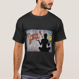 Camiseta Obrigado, Estilo Silhouette Tee