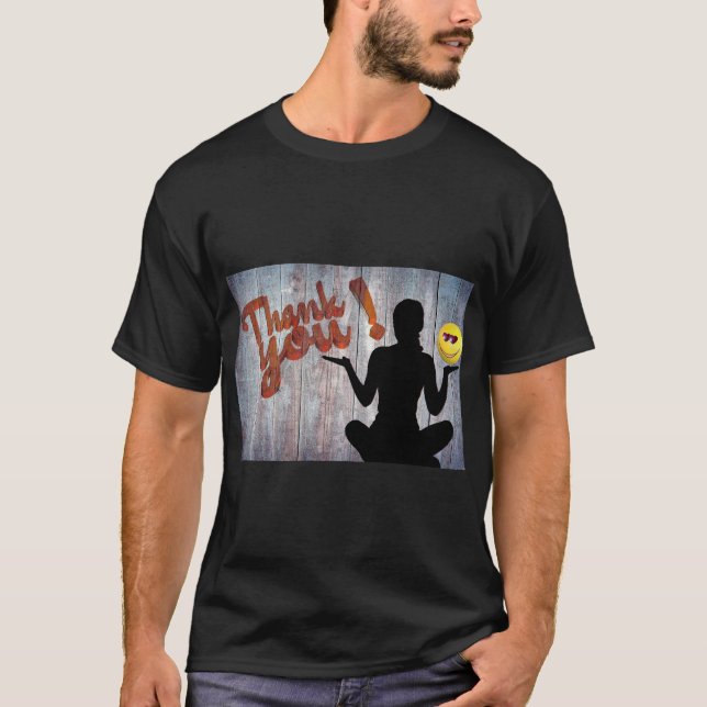 Camiseta Obrigado, Estilo Silhouette Tee (Frente)