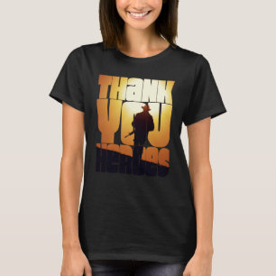 Camiseta Obrigado Heroes 6