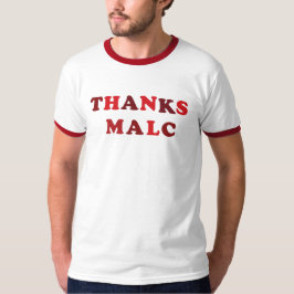 Camiseta "Obrigado Malc"