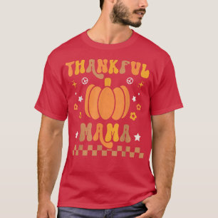 Camiseta Obrigado Mama Pumpkin Season Autumn Fall Obrigado