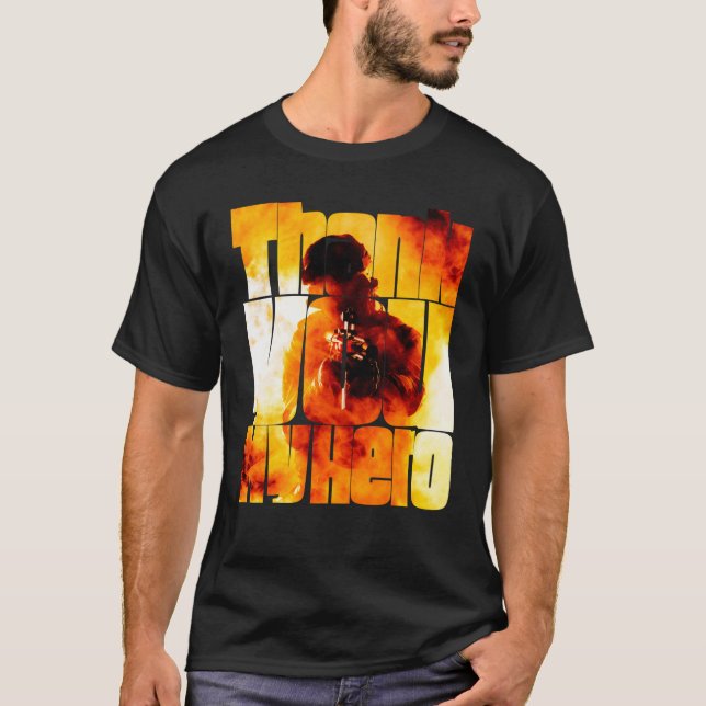 Camiseta Obrigado Meu Herdeiro Militar 18 (Frente)