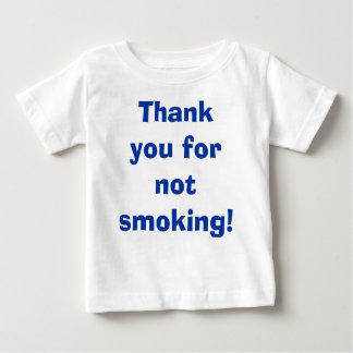 Camiseta Obrigado não fumando