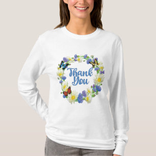 Camiseta Obrigado Nota - Folheto Manuscrito Muitos Obrigado