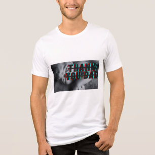 Camiseta Obrigado Pai Amoroso Retro Recém-Nascido Nasciment
