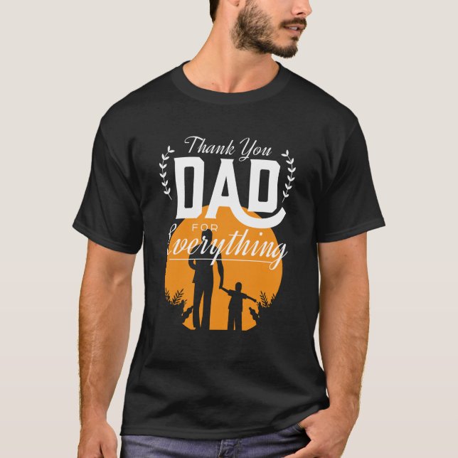 Camiseta Obrigado Pai por tudo (Frente)