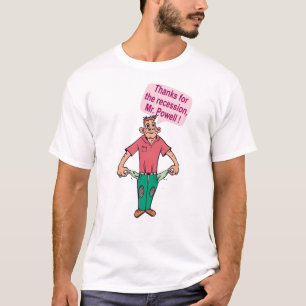Camiseta Obrigado pela recessão, Sr. Powell