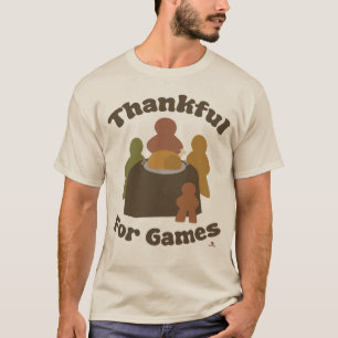 Camiseta Obrigado pelo Slogan de Boardgame de Ação de Graça