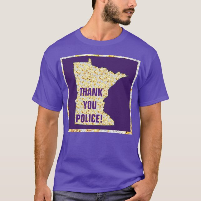 CAMISETA OBRIGADO POLÍCIA! (Frente)