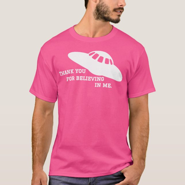 Camiseta Obrigado Por Acreditar Em Mim. (Frente)