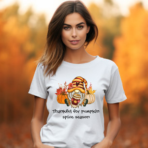 Camiseta Obrigado Por Pumpkin Spice Season Gnomo