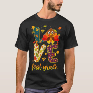 Camiseta Obrigado Professor de 1º ano de amor