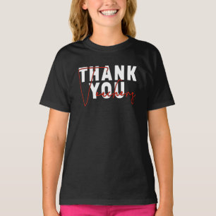 Camiseta Obrigado Professores Pela Fortaleza De Mães Pais