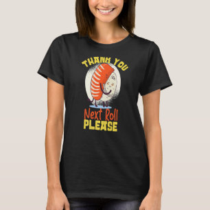 Camiseta Obrigado Próximo Rolar Por Favor Sushi