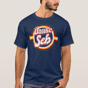 Camiseta Obrigado Seb F1 Presente de Carro de Corrida Bande