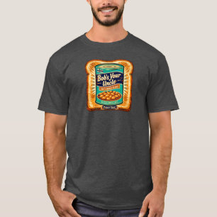 Camiseta Obrigado Tio Bob Feijão retro em torrada obra de a