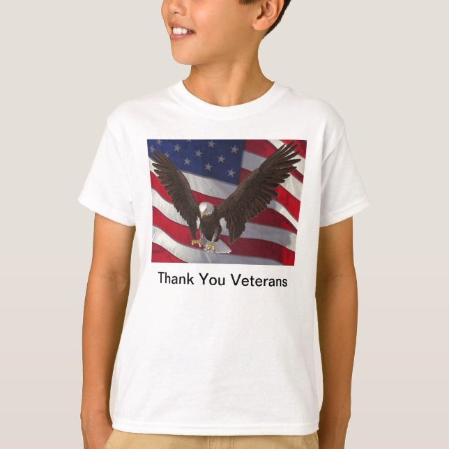 Camiseta Obrigado veteranos (Frente)