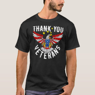 Camiseta Obrigado Veteranos farão um veterano incrível