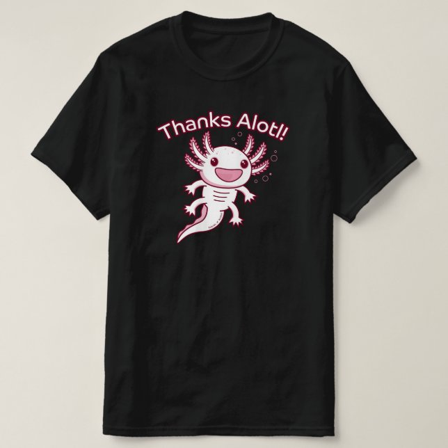 Camiseta Obrigados Alotl! - AXOLOTL (Frente do Design)