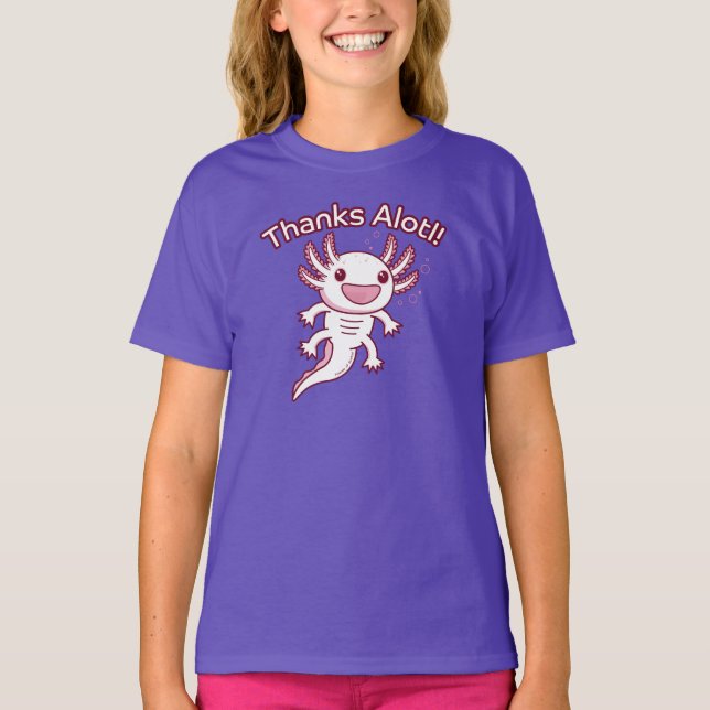 Camiseta Obrigados Alotl! - AXOLOTL (Frente)