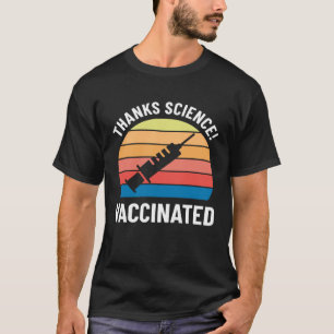 Camiseta Obrigados Ciência Pro Vacina Vacina Retroativa Vac