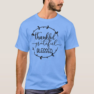 Camiseta Obrigados Da Época De Pumkin Agradáveis E Abençoad