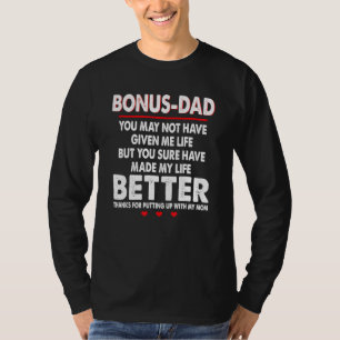 Camiseta Obrigados De Pai De Bônus Para Levantar A Minha Mã