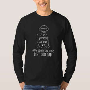 Camiseta Obrigados De Pai De Cachorro Feliz Para Pegar M