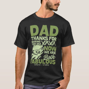 Camiseta Obrigados De pai Para Compartilhar Seu Dna Agora A