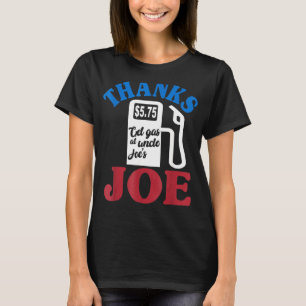 Camiseta Obrigados Joe ganha gasolina no depósito de gás do