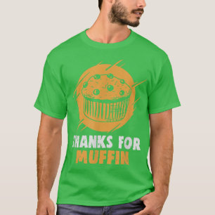 Camiseta Obrigados para bolos de muffin cozinheiros 208
