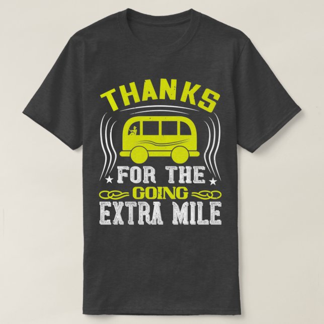 Camiseta Obrigados para ir mais longe (Frente do Design)
