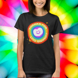 Camiseta Obrigados Para Sair