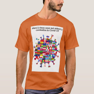 Camiseta Obrigados para todos que ajudam