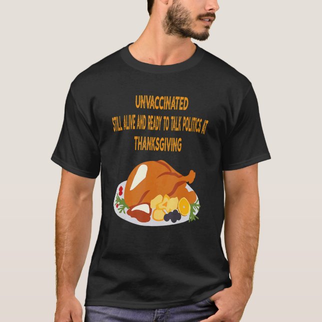 Camiseta Obrigados Políticos Ainda Vivos Prontos para Conve (Frente)