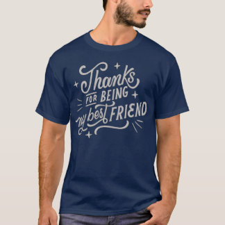 Camiseta Obrigados por ser minha melhor amiga engraçada