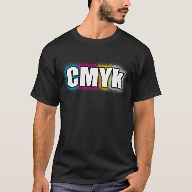 Camiseta Obscuridade de CMYk (Frente)
