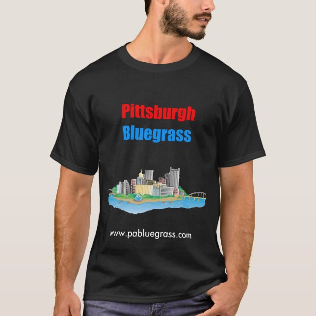 Camiseta Obscuridade do Bluegrass de Pittsburgh (Frente)