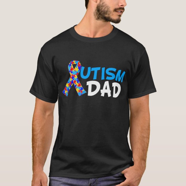 Camiseta Obscuridade do pai do autismo (Frente)