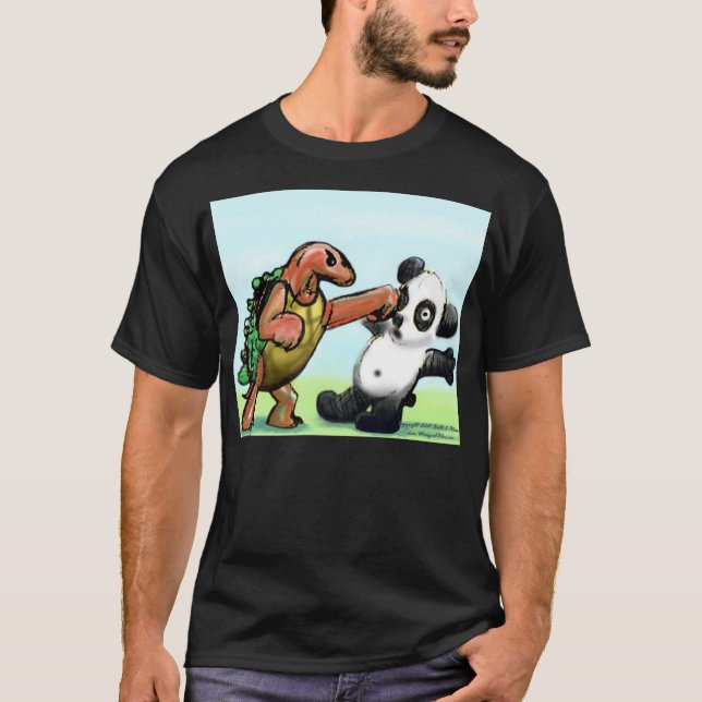 Camiseta Obscuridade do perfurador da panda (Frente)