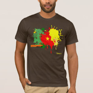 Camiseta Obscuridade do respingo de República dos Camarõe
