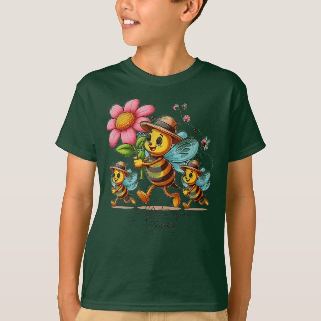 Camiseta Obsequiando Flores (Frente)